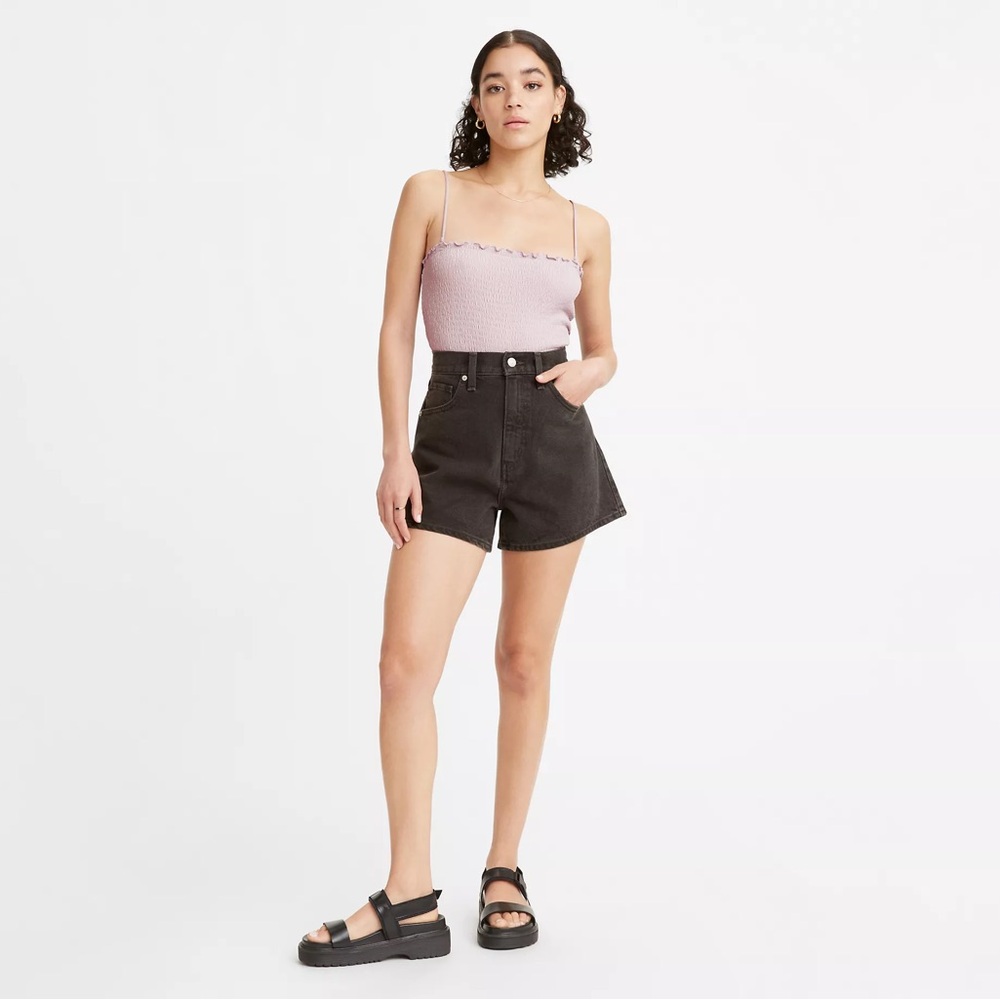 Levi's High Waisted Mom Shorts